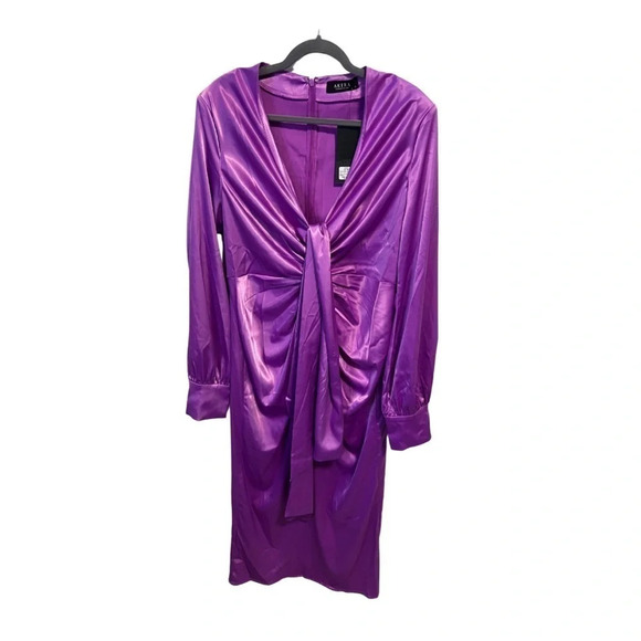 NWT |  Akira | On Glow Purple V-Neck Maxi Dress | Size 1X - Picture 1 of 8